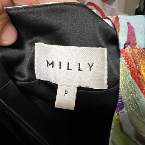 MILLY‎ Bennet Metallic Tulip Top size P - Picture 3 of 5
